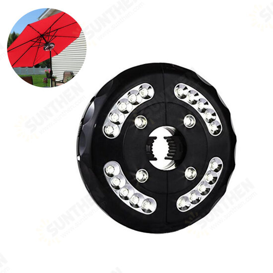 500lm 20+4LED Super Bright Camping Light 175g Lightweight Umbrella Lamp Travel Fishing