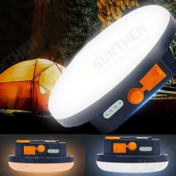 6600mAh 20W LED Tent Light White Light Warm Light Rechargeable Portable Emergency Light Waterproof Outdoor Camping Light Flashlight