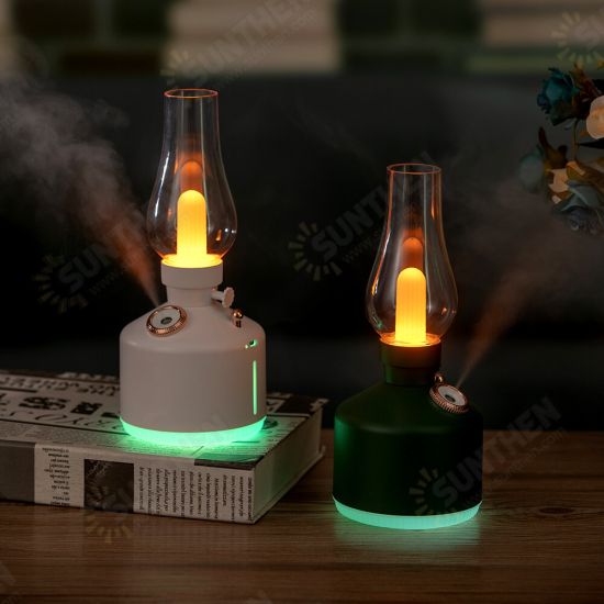 Colorful Camping Lights 2 Mode Wireless Humidifier Portable Retro LED Lights Outdoor Tent Lights