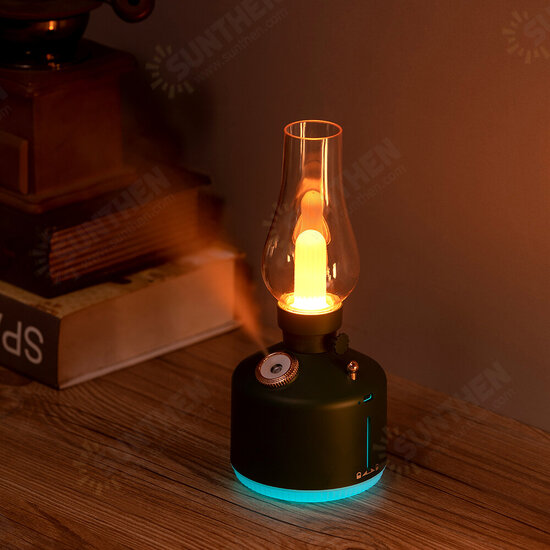 Colorful Camping Lights 2 Mode Wireless Humidifier Portable Retro LED Lights Outdoor Tent Lights