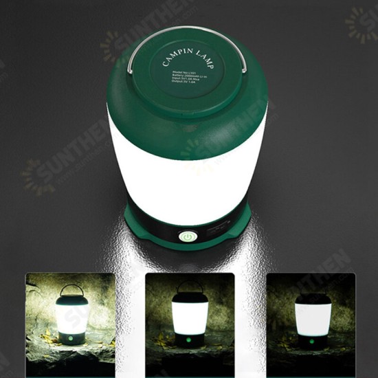 LED Camping Light Portable USB Rechargeable Tent Lantern Hang Fishing Night Lamp Waterproof Emergency Work Lights