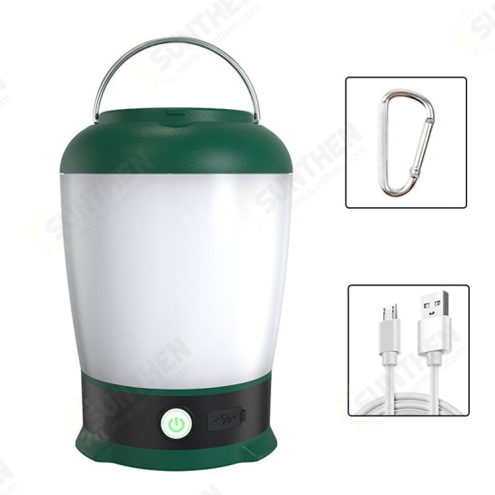 LED Camping Light Portable USB Rechargeable Tent Lantern Hang Fishing Night Lamp Waterproof Emergency Work Lights