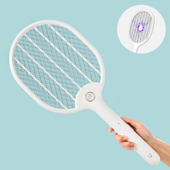 3000V Electric Mosquito Swatter Portable Camping Travel Three-layer Anti-electric Shock Net USB Charging Mosquito Dispeller