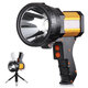 L2 Super Bright Tactical Flashlight USB Rechargeable Flashlight Super Bright Handheld Irradiation Light With Tripod For Camping Hunting L2 Super Bright Tactical Flashlight USB Rechargeable Flashlight Super Bright Handheld Irradiation Light With Tripod For Camping Hunting