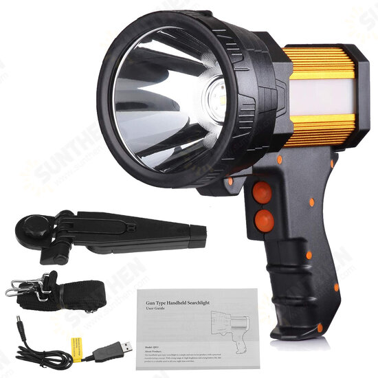 L2 Super Bright Tactical Flashlight USB Rechargeable Flashlight Super Bright Handheld Irradiation Light With Tripod For Camping Hunting L2 Super Bright Tactical Flashlight USB Rechargeable Flashlight Super Bright Handheld Irradiation Light With Tripod For Camping Hunting