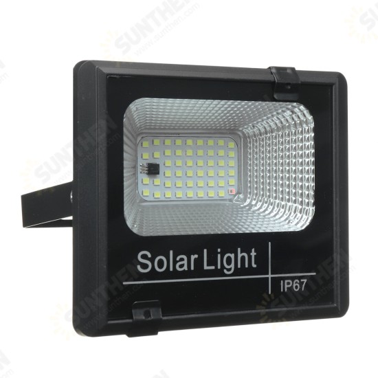 LED Solar Flood Light with Remote Control Wall Lamp IP67 Waterproof Solar Powered Lamp for Outdoor Garden Yard