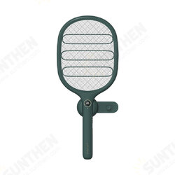 2-in-1 Electric Fly Mosquito Swatter 1800mAh USB/Magnetic Rechargeable 3-Layer Safety Mesh Bug Zapper Racket LED Night Light Camping Travel 2-in-1 Electric Fly Mosquito Swatter 1800mAh USB/Magnetic Rechargeable 3-Layer Safety Mesh Bug Zapper Racket LED Night Light Camping Travel