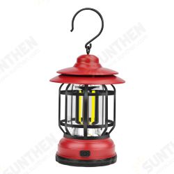 Outdoor COB Camping Lamp 300LM Retro Light Portable Emergency Lighting Tent Kerosene Lantern For Hiking Climbing Garden Yard Outdoor COB Camping Lamp 300LM Retro Light Portable Emergency Lighting Tent Kerosene Lantern For Hiking Climbing Garden Yard