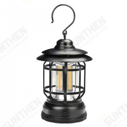 Outdoor COB Camping Lamp 300LM Retro Light Portable Emergency Lighting Tent Kerosene Lantern For Hiking Climbing Garden Yard Outdoor COB Camping Lamp 300LM Retro Light Portable Emergency Lighting Tent Kerosene Lantern For Hiking Climbing Garden Yard