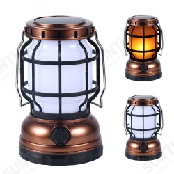 Outdoor COB Camping Lamp Solar Retro Light 1200 mAh Portable Emergency Lighting Tent Lantern For Hiking Climbing Garden Yard Outdoor COB Camping Lamp Solar Retro Light 1200 mAh Portable Emergency Lighting Tent Lantern For Hiking Climbing Garden Yard