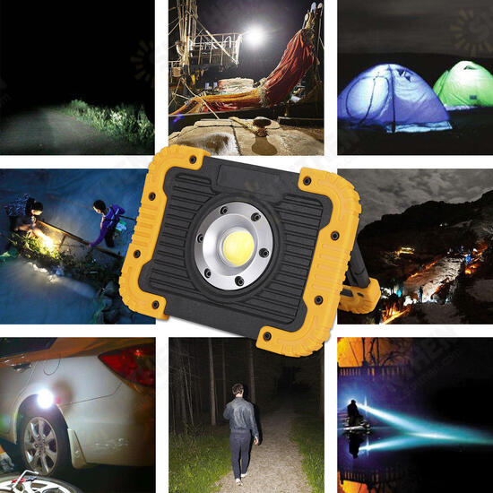 Outdoor Camping 750lm COB Tent Light USB Rechargeable Power Bank Work Maintenance Light