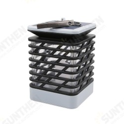 Outdoor LED Solar Lantern Hanging Light LED Waterproof Candle Yard Garden Camping Lamp