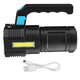 Outdoor Portable COB LED Camping Work Light USB Recharging Flashlight Emergency Handheld Flood Lamp Lantern