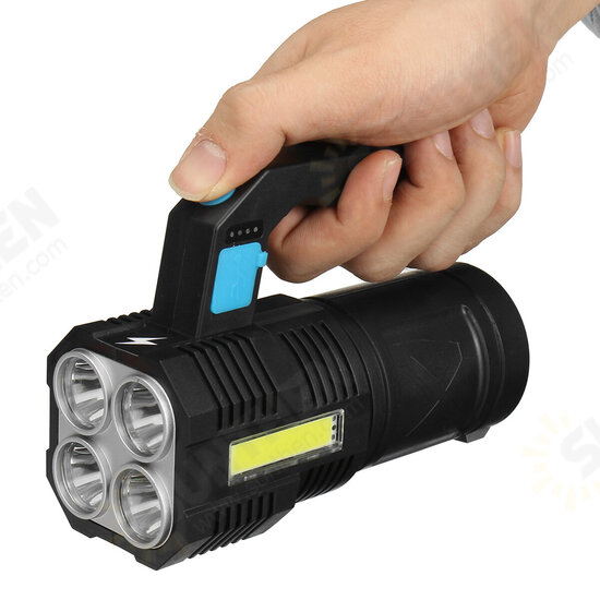 Outdoor Portable COB LED Camping Work Light USB Recharging Flashlight Emergency Handheld Flood Lamp Lantern