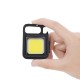 Portable 500LM Keychain Light Mini LED Flashlight Small Pocket Flashlights USB Rechargeable Work Light Camping Light For Outdoor