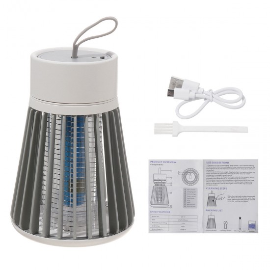 Rechargeable Insect Killer Lamp Low Noise Mosquito Repellent Trap Light Physical Mosquito Dispeller