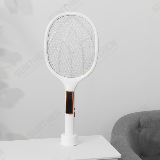 Solar Charging Three-in-one Electric Mosquito Swatter Motor Mosquito Trap + Mosquito Lamp USB Plug