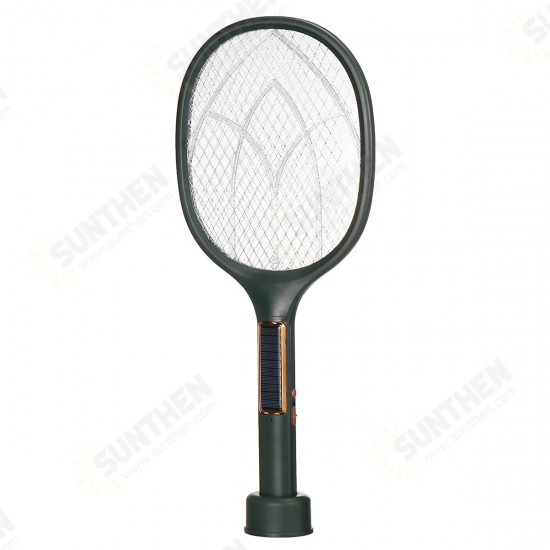 Solar Charging Three-in-one Electric Mosquito Swatter Motor Mosquito Trap + Mosquito Lamp USB Plug