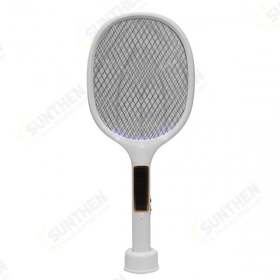 Solar Charging Three-in-one Electric Mosquito Swatter Motor Mosquito Trap + Mosquito Lamp USB Plug