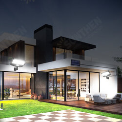 Solar Lights Split Induction Lights with Remote Control LED Wall Lights Super Bright Outdoor Camping Patio Lighting Garden Solar Lights Split Induction Lights with Remote Control LED Wall Lights Super Bright Outdoor Camping Patio Lighting Garden