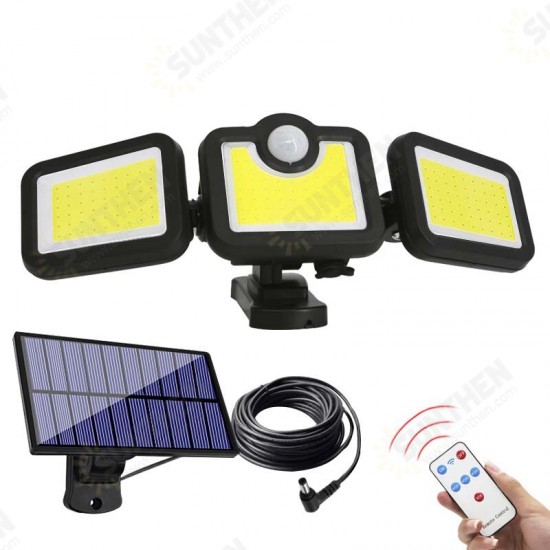 Solar Sensor Security Lights 3 Heads Motion Sensor Lights Adjustable Flood Lights Outdoor Spotlights Rotatable IP65 Waterproof for Porch Garden Patio Yard Garage Pathway Solar Sensor Security Lights 3 Heads Motion Sensor Lights Adjustable Flood Lights Outdoor Spotlights Rotatable IP65 Waterproof for Porch Garden Patio Yard Garage Pathway