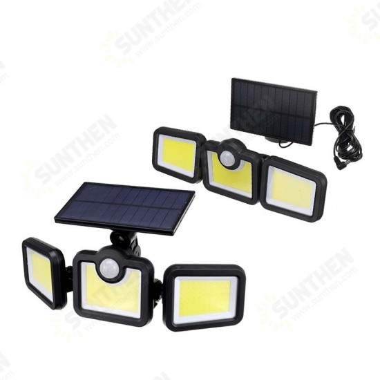 Solar Sensor Security Lights 3 Heads Motion Sensor Lights Adjustable Flood Lights Outdoor Spotlights Rotatable IP65 Waterproof for Porch Garden Patio Yard Garage Pathway Solar Sensor Security Lights 3 Heads Motion Sensor Lights Adjustable Flood Lights Outdoor Spotlights Rotatable IP65 Waterproof for Porch Garden Patio Yard Garage Pathway