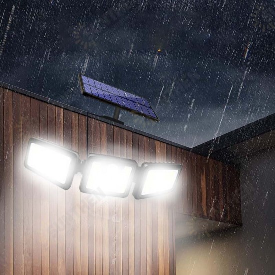 Solar Sensor Security Lights 3 Heads Motion Sensor Lights Adjustable Flood Lights Outdoor Spotlights Rotatable IP65 Waterproof for Porch Garden Patio Yard Garage Pathway Solar Sensor Security Lights 3 Heads Motion Sensor Lights Adjustable Flood Lights Outdoor Spotlights Rotatable IP65 Waterproof for Porch Garden Patio Yard Garage Pathway