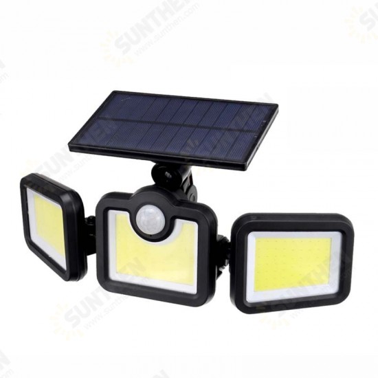 Solar Sensor Security Lights 3 Heads Motion Sensor Lights Adjustable Flood Lights Outdoor Spotlights Rotatable IP65 Waterproof for Porch Garden Patio Yard Garage Pathway Solar Sensor Security Lights 3 Heads Motion Sensor Lights Adjustable Flood Lights Outdoor Spotlights Rotatable IP65 Waterproof for Porch Garden Patio Yard Garage Pathway