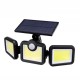 Solar Sensor Security Lights 3 Heads Motion Sensor Lights Adjustable Flood Lights Outdoor Spotlights Rotatable IP65 Waterproof for Porch Garden Patio Yard Garage Pathway Solar Sensor Security Lights 3 Heads Motion Sensor Lights Adjustable Flood Lights Outdoor Spotlights Rotatable IP65 Waterproof for Porch Garden Patio Yard Garage Pathway