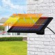 Split Solar Light Remote Led Lights With Extension Outdoor Waterproof Wall Lamp Sunlight Powered Lantern For Farden Street