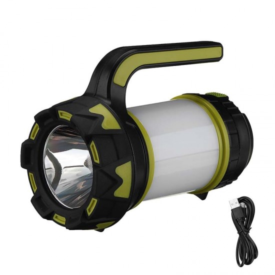 Super Birght LED Camping Light Work Light Large Capacity USB Rechargeable Long Shot Spotlight Work Light For Outdoor Camping Fishing