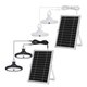 Upgraded 8800mAh Solar Outdoor Light Double Head 112 LED Motion Sensor Waterproof Solar Shed Light For Courtyard Garden Garage