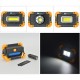 3-Modes 350LM Waterproof COB LED Floodlight USB Charging Outdoor Spot Work Lamp Camping Portable Searchlight