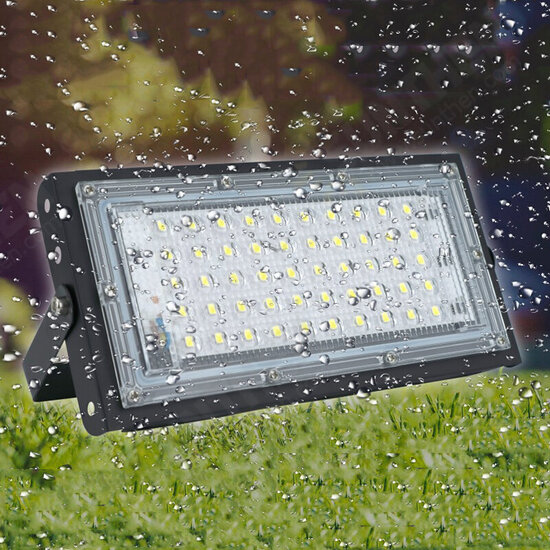 50W RGB LED Flood Light AC 220V 230V 240V Outdoor Floodlight Spotlight IP65 Waterproof LED Street Lamp Landscape Lighting