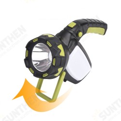 T6+COB LED Spotlight 120° Adjustable 6 Modes USB Charging Searchlight Power Display Camping Lamp Power Bank for Hiking Hunting Flashlight T6+COB LED Spotlight 120° Adjustable 6 Modes USB Charging Searchlight Power Display Camping Lamp Power Bank for Hiking Hunting Flashlight