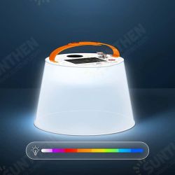 Camping Solar Powered Foldable Inflatable Portable Light Lamp With bluetooth Speaker For Garden Yard LED Solar Light Power Bank Camping Light Outdoor