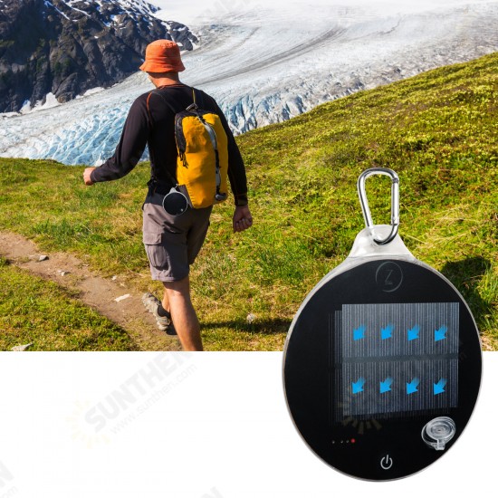 Solar Camping Light Magnetic Hanging Lamp Tent Lantern USB Power Bank for Outdoor Hiking Travel Solar Camping Light Magnetic Hanging Lamp Tent Lantern USB Power Bank for Outdoor Hiking Travel