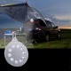 Solar Camping Light Magnetic Hanging Lamp Tent Lantern USB Power Bank for Outdoor Hiking Travel