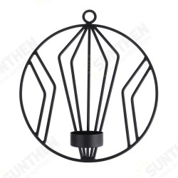 3D Geometric Candlestick Iron Wall Candle Holder Sconce Warm Home Party Decor 3D Geometric Candlestick Iron Wall Candle Holder Sconce Warm Home Party Decor