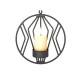 3D Geometric Candlestick Iron Wall Candle Holder Sconce Warm Home Party Decor