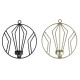 3D Geometric Candlestick Iron Wall Candle Holder Sconce Warm Home Party Decor