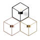 3D Geometric Nordic Style Candle Holder Iron Candlestick Handmade Wall Art Room Home Decor