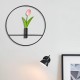 3D Geometric Wall Mounted Candle Holder Metal Tea Light Home Decor Candlestick