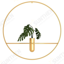 3D Metal Candlestick Wall Hanging Geometric Round Candle Holder Home Decor 3D Metal Candlestick Wall Hanging Geometric Round Candle Holder Home Decor