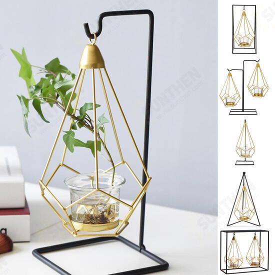 Creative Nordic Style Light Luxury Candle Holder Table Romantic Wedding Decor Crafts Storage