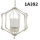 Glass Iron Hanging Glass Iron Art Lantern Tea Light Candle Holder Garden Decorations