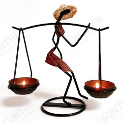 Nordic Metal Candlestick Abstract Character Sculpture Candle Holder Decorations Nordic Metal Candlestick Abstract Character Sculpture Candle Holder Decorations