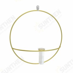 Nordic Style 3D Geometric Candlestick Metal Wall Candle Holder Home Crafts Nordic Style 3D Geometric Candlestick Metal Wall Candle Holder Home Crafts
