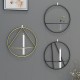 Nordic Style 3D Geometric Candlestick Metal Wall Candle Holder Home Crafts