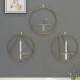 Nordic Style 3D Geometric Candlestick Metal Wall Candle Holder Home Crafts